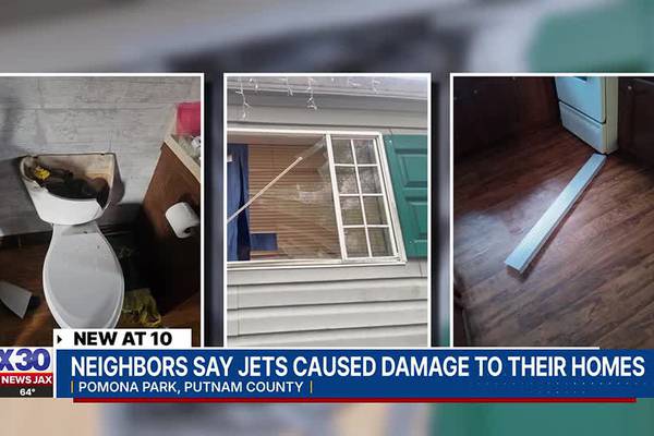 Putnam County neighbors alarmed after loud sound from possible military aircraft damaged properties
