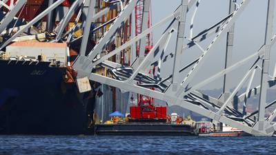 Crews turn sights to removing debris from ship's deck in Baltimore bridge collapse cleanup