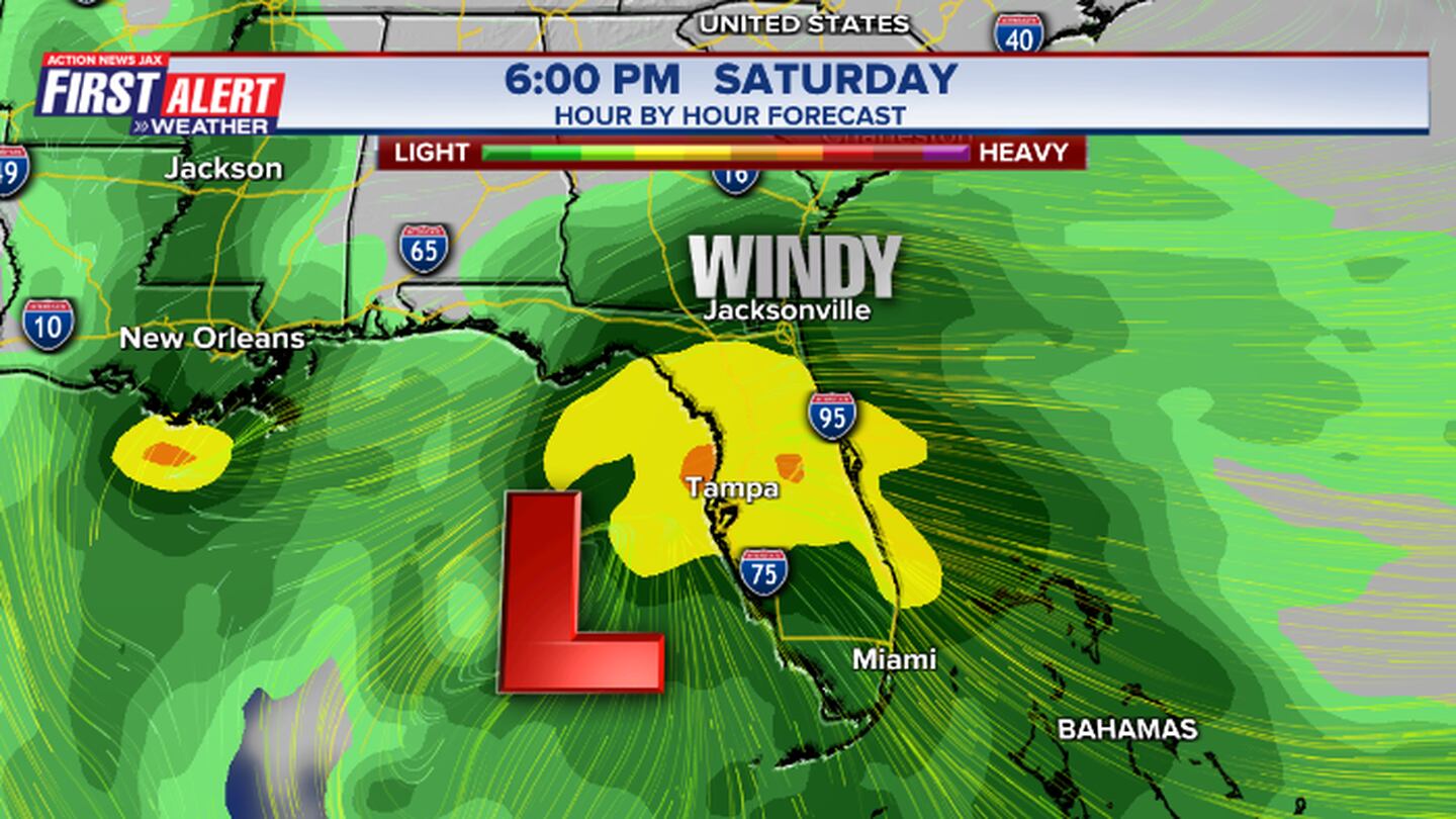 First Alert Weather Team Tracks Potentially Significant Storm System This Weekend for Jacksonville Area – 104.5 WOKV