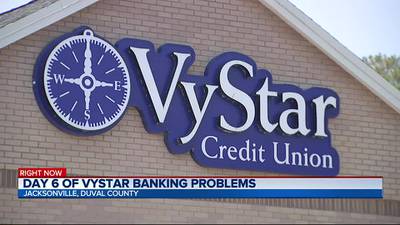 VyStar Credit Union on day seven without access to online and mobile banking