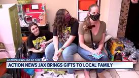 Action News Jax, WOKV partner with Salvation Army to give Christmas gifts to local family