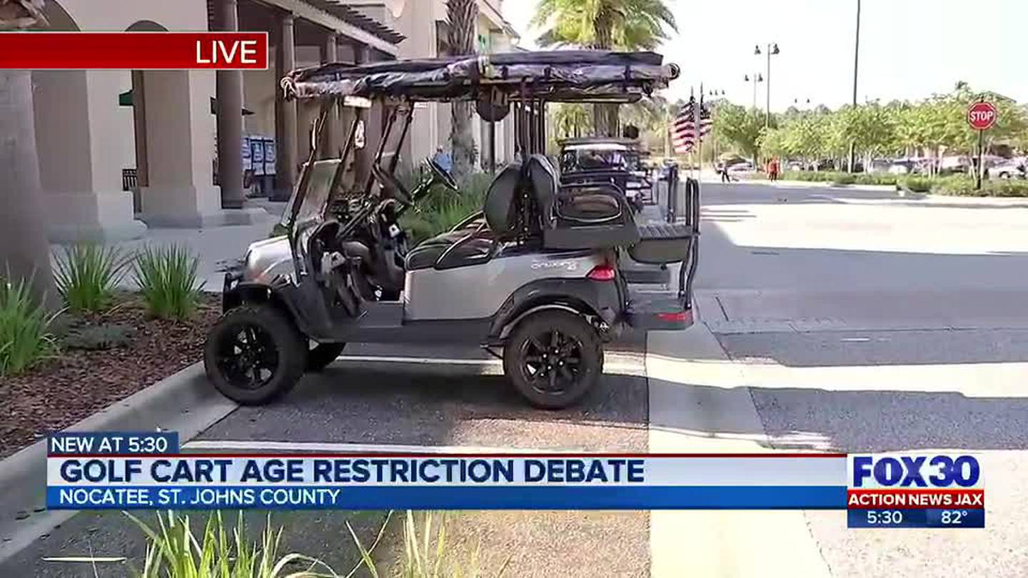 Florida Legislature sends bill raising age to operate a golf cart to the  Governor – 104.5 WOKV