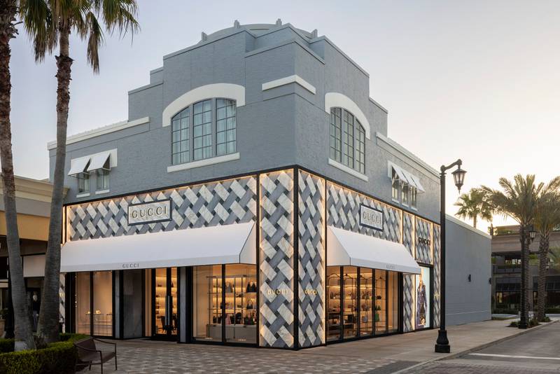 Gucci inaugurates its new Jacksonville store at St. John's Town Center.