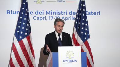 Israel gave US last-minute warning about drone attack on Iran, Italian foreign minister says at G7