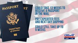 “Unfortunately that’s not a covered reason,” passport back ups could result in cancelled trips