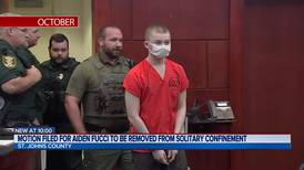 Motion filed for Aiden Fucci to be removed from solitary confinement
