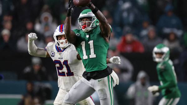 Eagles agree to three-year, $96 million extension with WR AJ Brown, AP source says