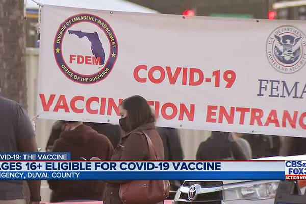 Coronavirus: Eligibility for vaccine expanded to Floridians age 16 and older