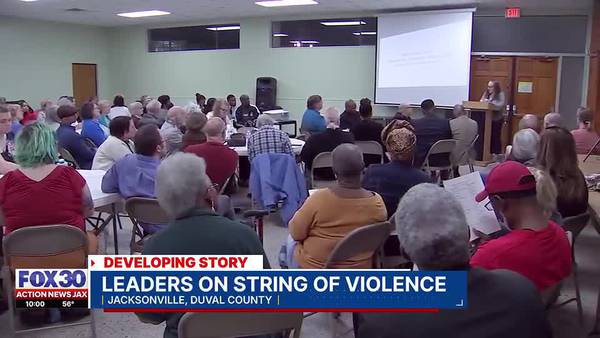‘I’ve had their blood on my hands:’ Faith, community leaders address gun violence in Jacksonville