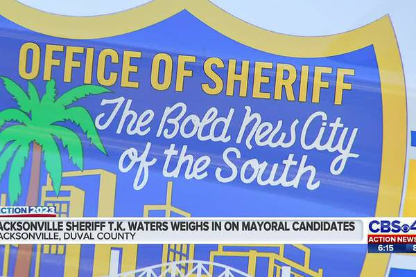 Sheriff speaks on mayoral candidate partnership with JSO