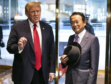 Trump meets with a senior Japanese official after court session in his hush money trial