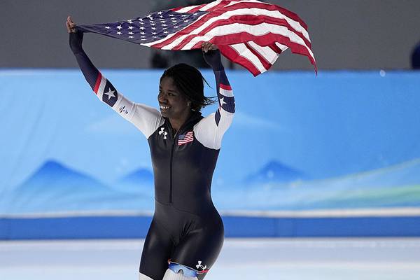 Winter Olympics: American Erin Jackson wins speedskating gold