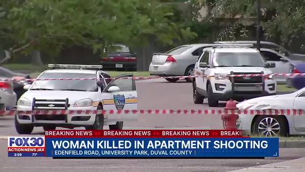 Woman found shot to death at apartment complex, Jacksonville police say