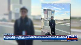 Clay County student sends science experiment to space