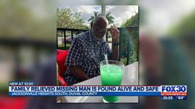 Son of missing Jacksonville man thanks JSO for finding father
