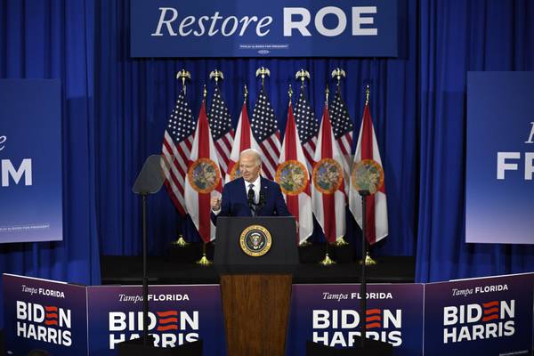 Biden blames Trump for Florida's 6-week abortion ban, says women nationwide face health crisis