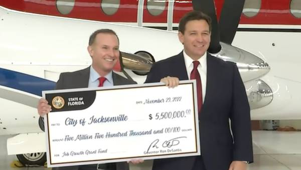 Governor Ron DeSantis awards Jacksonville with $5.5 million for new railway