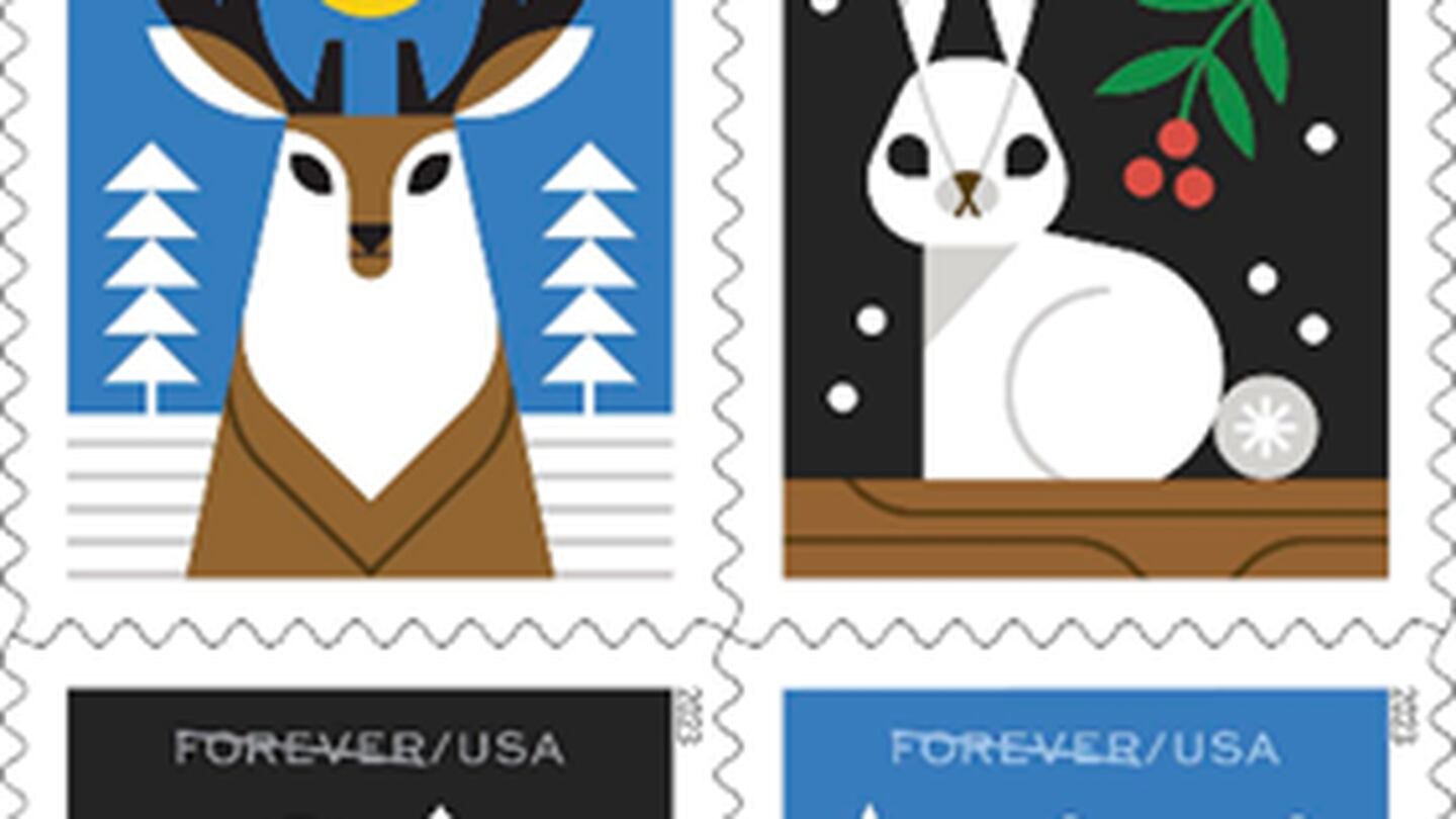 USPS offers whimsical Winter Woodland Animals stamps to celebrate species  of North America – 104.5 WOKV