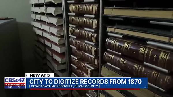 150 years of Jacksonville City records will soon be available to the public, online