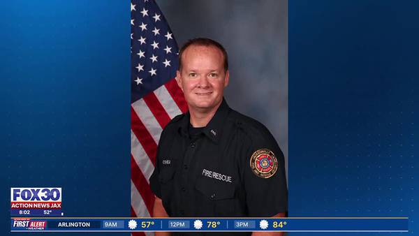Procession held for Jacksonville firefighter who tragically & suddenly passed away