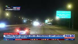 Mysterious yellow line on I-95 is paint mistake, FDOT says