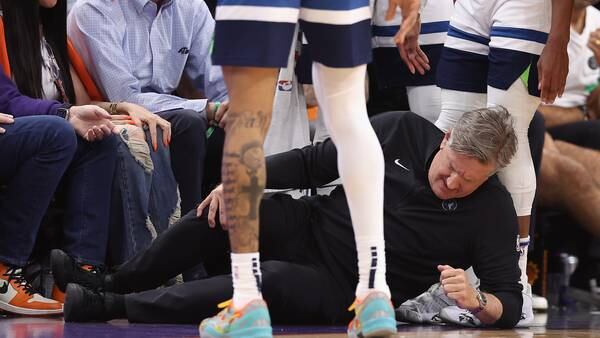 Chris Finch will be on T'Wolves' bench for Game 1 vs. Nuggets days after knee surgery