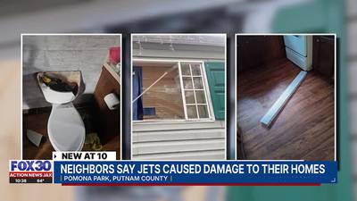 Putnam County neighbors alarmed after loud sound from possible military aircraft damaged properties