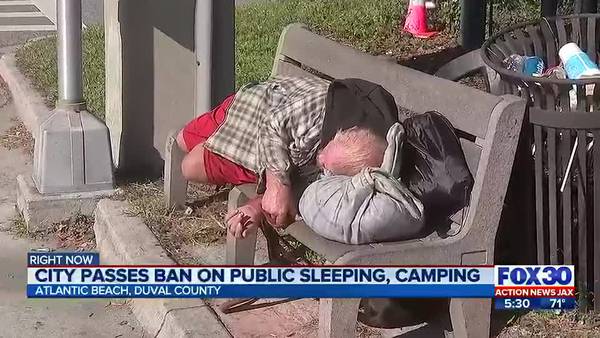 Atlantic Beach passed ordinance that bans sleeping, camping in public spaces