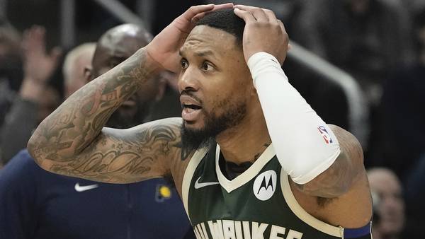 Report: Damian Lillard has strained Achilles and doubtful for Game 4 of Bucks-Pacers NBA playoff series