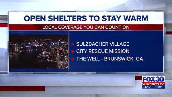 Sulzbacher opens temporary shelters to get homeless out of cold, warming station open in Brunswick 
