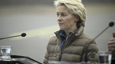 European Union official von der Leyen visits the Finland-Russia border to assess security situation