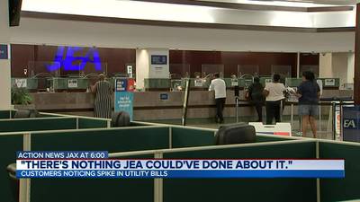Fuel costs, hot weather drive up JEA electric bills