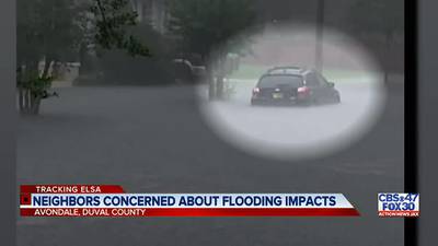 Neighborhood floods twice in 24 hours; residents fear more to come with TS Elsa approaching