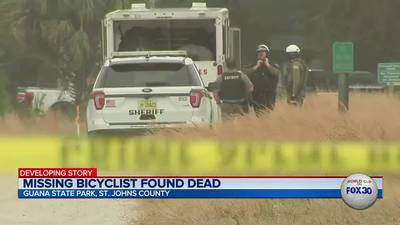 Body of missing bicyclist found in Guana River State Park