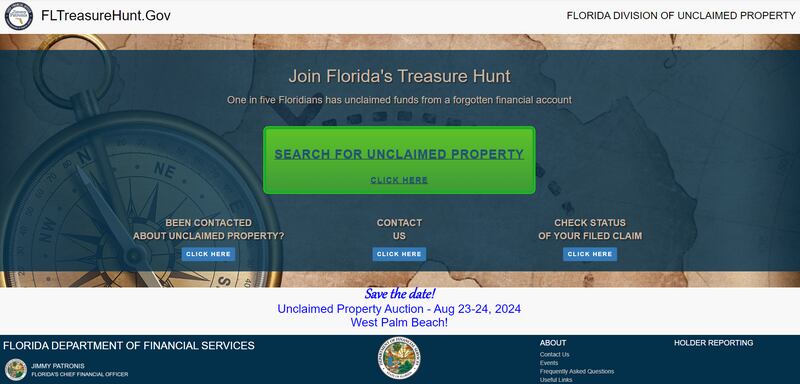 Search for unclaimed property in Florida