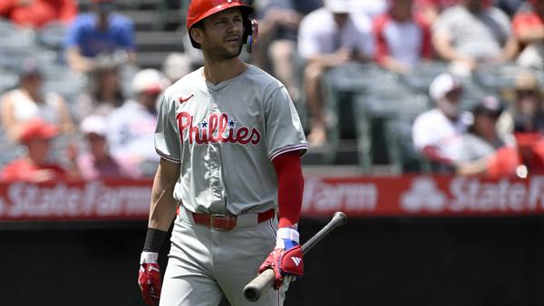 Phillies shortstop Trea Turner expected to miss at least six weeks with strained hamstring