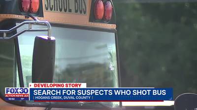School bus hit by gunfire with kids on board, police looking for suspects