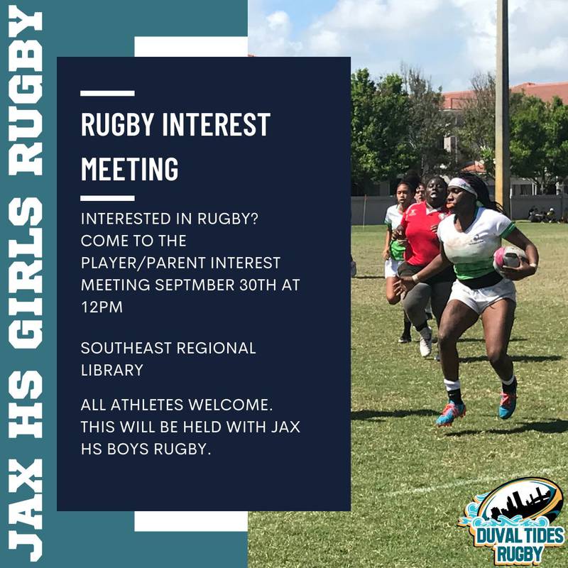 Local Duval rugby team is recruiting high school girls to signup and play.
